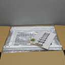 Moforoco White Over The Door Pantry Organizer, Pantry Organization and Storage, Metal Hanging Spice Rack Shelves Door, Seasoning Shelves, Laundry Room Organization, House and Kitchen Essentials (8-Tier)