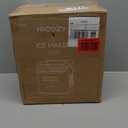 HiCOZY Clear View Ice Maker Countertop, Self-Cleaning Ice Machine with Ambient Lights, Ice in 6Mins, 26 lbs/Day, 2 Sizes of Bullet Ice for Apartment/Kitchen/Office/Home Bar(Black) (12.4"D x 11.3"W x 9.5"H)