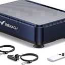 MERACH Vibration Plate Exercise Machine, Mini Vibrating Plate Machine for Women Men, Full Body Vibration Platform, Exercise Equipment for Home