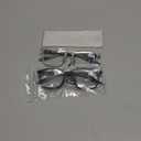 Hubeye TR90 Sports Reading Glasses for Men and Women Ultralight Flexible Anti-Blue Light Readers （Matte blue+Transparent，+1.25）