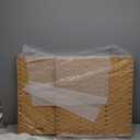 Greenstell Laundry Hamper with lid, No Install Needed, 110L Wicker Laundry Baskets Foldable 2 Removable Liner Bags, 2 Section Clothes Hamper Handwoven Rattan Laundry Basket with Handles, Natural