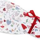 Adjustable Work Cap, Satin Lining, Forehead Sweat-Absorbing Cotton, Good Elasticity, with Buttons and Ties, Suitable for Various Occasions Multicolor