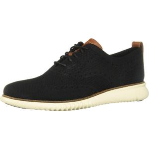 Cole Haan Men's 2.Zerogrand Lightweight Stitchlite Oxford, Black/Ivory, 10.5