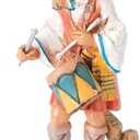 Fontanini by Roman Inc., Jareth The Drummer Boy, 5" Shepherds Collection, Nativity Figure and Accessories, Hand Sculpted and Painted