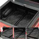 KOKSHELY Slide-Out Truck Bed Tray, 61.72" Lx 46.25" W Size Truck Bed Organizer Tray for 57+ Long Beds, Sliding Truck Cargo Tray Fits Most Full-Size Pickups, with Elastic Cargo Net & Open Hooks