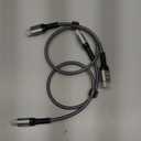 Highwings Extra Short 8K HDMI Cable 1.07ft Total Length, 0.71ft Cable Length, Ultra High Speed HDMI Braided Cord-4K@120Hz, 8K@60Hz,eARC, Compatible for PS5,Monitor,PC and More (Grey)