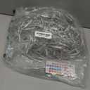 240 LED Net Lights, 35 Colors Changing 4th of July Net Lights Outdoor Clear Wire, 14.8ft x 5ft Connectable Red White Blue Mesh Lights for Bushes Christmas Halloween Holiday Party Hedge Patio Decor