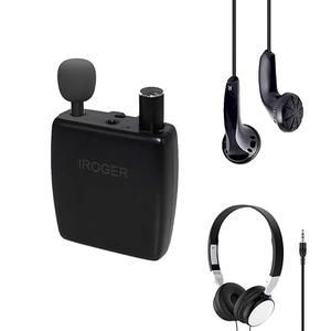 IROGER Rechargable Hearing Amplifier for Seniors, Personal Sound Amplifier with Directional Mic, Headphone, Mini Earphone