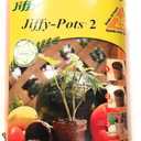 Jiffy-Pots Organic Seed Starting 2" Biodegradable Peat Pots, 19 Pack