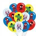 40pcs Spider and His Friends Birthday Party Balloons for Spider and His Friends Themed Birthday Party Decorations Supplies - 12 Inch
