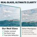 SZYUU 18x24 Picture Frame Set of 2 - Wood Frame with Real Glass,Display 16x20 with Mat or 18x24 without Mat,Photo Frame for Wall (Matte Black)