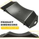 4Pack Tire Saver Ramps for Flat Spot and Flat Tire Prevention Tire Cradles Set with Interlock Design Plastic Car Ramps with Storage Carrying Bag for RV,Trailer,Truck