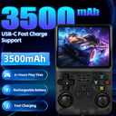 R36s Retro Handheld Game Console, 640x480 Retro Gaming Console 3.5 Inch IPS HD Screen, 64GB Built-in 15,000+ Classic Game with Portable Hand Held Open Source Linux System, 3500mAh Battery
