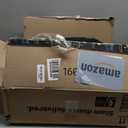 Chair Cushion, 4 Pack Chair Cushions for Dining Chairs, Chair Pads and Mat with Ties for Indoor Kitchen Seat and Desk (4 Count - 17 x 16 in, Black)