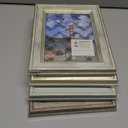 Vittanly 4x6 Picture Frame Set of 4, Vintage Photo Frame for Wall or Tabletop, Display 4x6 Pictures, Rustic Farmhouse Home Decor, Distressed White