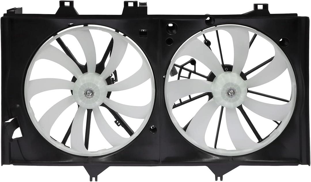 SCITOO 620-594 Electric Radiator Condenser Engine Dual Cooling Fan Fit for 2013-2018 for Toyota for Avalon 2012-2017 for Toyota for Camry