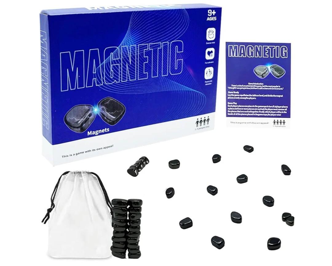 Magnetic Chess Game,Tabletop Magnetic Game,New Magnetic Chess Board Game,Family Game for Kids and Adults,Party, Travel Portable Games 60 Magnetic