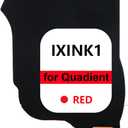 IXINK1 Ink Cartridge Compatible for Quadient IXINK1 Neon Red Ink Cartridge Work for IX-1 Series Postage Meters Neon Red Postage Meter Ink 1 Pack