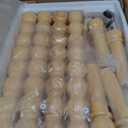 Veegle Narrow Side Table, Small End Table with Storage Shelf, 2-Tier Small Coffee Tables for Living Room, Bedroom, Narrow Spaces (Yellow Oak)