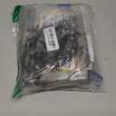 1500PCS M4 Screws with Nuts Assortment Kit, M4x6/8/12/16/20/25/30/40 mm Hex Socket Button & Cap Head Bolts Nut and Washers Set, 12.9 & 10.9 Grade Black Zinc Plated for DIY, 3D Printer