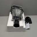 Solar Post Lights Dusk to Dawn Outdoor Solar Lamps with Pier Mount Base, Waterproof Exterior Pole Lights Head with Patterned Glass, Pillar Light for Outside House, Driveway, Black