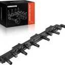 A-Premium Engine Ignition Coil Packs Compatible with Jeep L6 4.0L Engine - Cherokee 2000-2001, TJ 2000-2006, Wrangler 2000-2006, Grand Cherokee 2000-2004