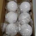 6pcs Golf Ball Shot Glasses with Lid,1.5 Oz Golf Ball Shaped Shot Glass with Bottle Brush,Creative Gifts,Easy to Clean