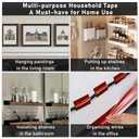 2 x SWRT Double Sided Tape, 33FT x 1 Inch x 0.04 Inch Thick Heavy Duty Mounting Foam Tape, Waterproof Adhesive Tape for Car, LED Strip Light, Home Office Automotive Decor