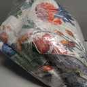 Beige Area Rug 6x9 Floral Washable Living Room Kitchen Boho Carpet Non Slip Low Pile Indoor Accent Lightweight Soft Throw Rug for Bedroom Office Dining Room Nursery Farmhouse