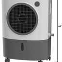Portable Swamp Coolers - 1300 CFM MC18M Evaporative Air Cooler with 2-Speed Fan, 53.4 dB - 500 sq. ft. Coverage Evaporative Air Cooler Portable High Velocity Outdoor Cooling Fan by Hessaire - White