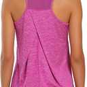 Dawnrole Workout Tank Tops Women Gym Sport Sleeveless Running Tops Yoga Shirts