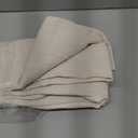 Woaboy Linen Check Throw Pillow Covers Set of 2 - Natural Beige Farmhouse Modern Boho Vintage Decorative Cushion Covers for Sofa Couch Bedroom Living Room Decor 22x22 Inch