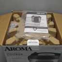 Aroma Housewares 20 Cup Cooked (10 cup uncooked) Digital Rice Cooker, Slow Cooker, Food Steamer, SS Exterior (ARC-150SB),Black