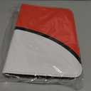 Carrying Case Binder for Standard Trading Card, Holds Up to 400 Cards with 50 Premium Sleeves 4-Pocket Pages (Red)