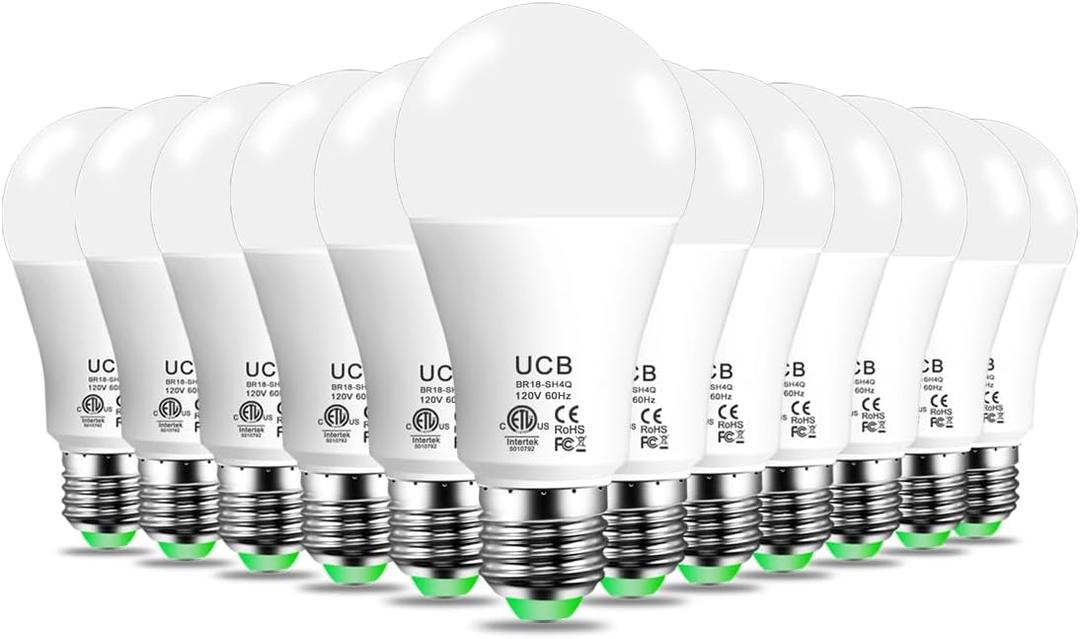 UCB Alexa Light Bulb 1300LM, 12W Smart Light Bulbs Warm White to Daylight Tunable, A19 E26 Bluetooth LED Bulbs for Bedroom Kitchen Living Room Office12 Pack