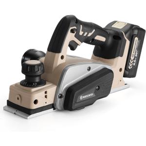 Cordless Electric Hand Planer for Makita (Bare Tool), Brushless Motor, 15000RPM Power Wood Planer with Edge Guide and Dust Bag, 3-1/4 Inch Planing Width, Ideal for Wood Chamfer