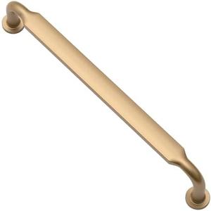 Alzassbg 6 Pack Champagne Bronze Cabinet Handles, 6-1/4 Inch(160mm) Hole Centers Arch Modern Cabinet Pulls Kitchen Cabinets Hardware for Cabinets and Drawers AL3503TGP