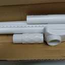 White Closet Rods For Hanging Clothes,41-126 In heavy duty tension rod | Tension Rod For Closet,Adjustable Rod Without Drilling 33lb Heavy Duty Closet Rods Diameter 1.26in-One-Bond Stretching