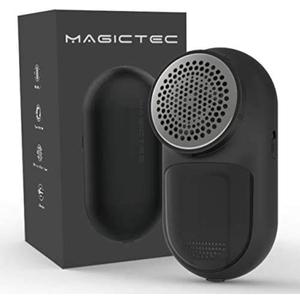 Rechargeable Fabric Shaver, Magictec Lint Remover Sweater Defuzzer Lints Fuzzs Pills Pilling Trimmer for Clothes and Furniture -Battery Operated (Black)