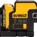 DEWALT 12V MAX Laser Level, 2 Spot and Cross Line Laser, Red (DW0822LR)