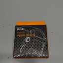 Misxi 2 Pack Hard PC Case with Tempered Glass Screen Protector Compatible with Apple Watch SE 2 (2024) SE Series 6 Series 5 Series 4 44mm, 1 Silver + 1 Transparent