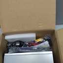 Leadfan Double Din Car Stereo with Dash Cam, Support Apple Carplay and Android Auto, 7INCH Full HD Touchscreen Car Audio Receivers Double Din Radio with Bluetooth, Camera, FM/2 USB/AUX/Subwoofer/SWC