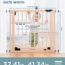 Baby Delight SizeWise Wood Pressure Mounted Safety Gate 37.4"-41.34" | Extra-Wide Passage | Auto-Close Two-Way Opening | Easy Installation | PEFC Certified Beech Wood (28.7" Passage)