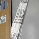 LazBlinds No Drill Vinyl Mini Blinds, 35" W x 64" H, White