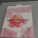 Honygebia Pink Wigs with Bangs - Long Ombre Pink Wigs for Women, Light Wavy Heat Resistant Hair Pink, Synthetic Dark Root Natural Looking - Best Wig for Halloween/Christmas/Cosplay/Party