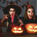 FAVOMOTO 3PCS Halloween Fake Tongue, Horrific Long Tongue Prop Realistic Tricks Accessories Prank Scary Costumes for Carnival Halloween Party Decoration