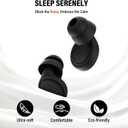 Ear Plugs for Sleeping Noise Cancelling - 35dB Reusable Ear Plugs with 7 Eartips and Carry Case - Flexible Hearing Protection - Replaceable Single/Double Eartips for Sleep, Focus, Travel, Work