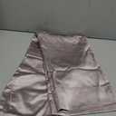 Women's Satin Cargo Wide Leg Pants Silky Party Dressy Casual Pocketed Pant Long Trouser Size M