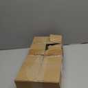 Menkxi 7 Pcs Large Velvet Christmas Balls Ornaments Shiny Glitter Flocked Christmas Tree Ornaments Hanging Decorations with Ribbon for Xmas Holiday (Brown,4 Inch)