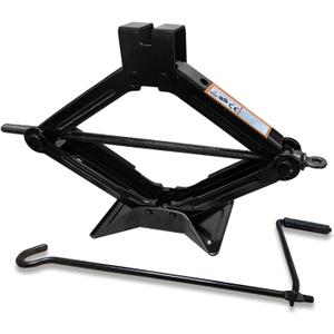 Scissor Car Jack, Scissor Jack with a Maximum Capacity of 2.0 Tons, Heavy Lifting Jack, Used for/SUV/MPV tire Repair and Replacement Tools, with Crank Handle (Hand Crank-2.0 tons)